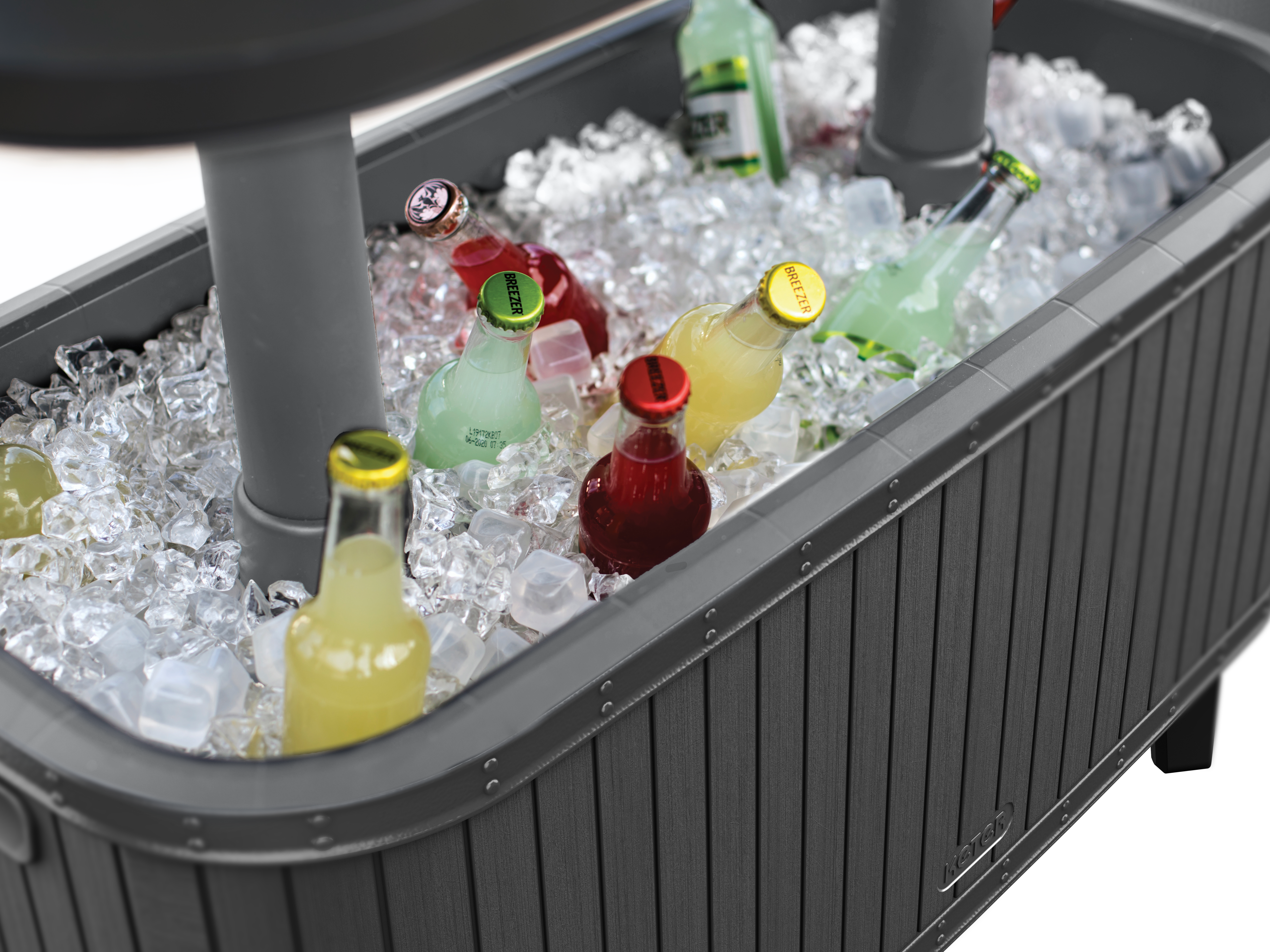 Close up of chilled drinks