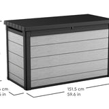 Dimensions of the Denali 757 storage box