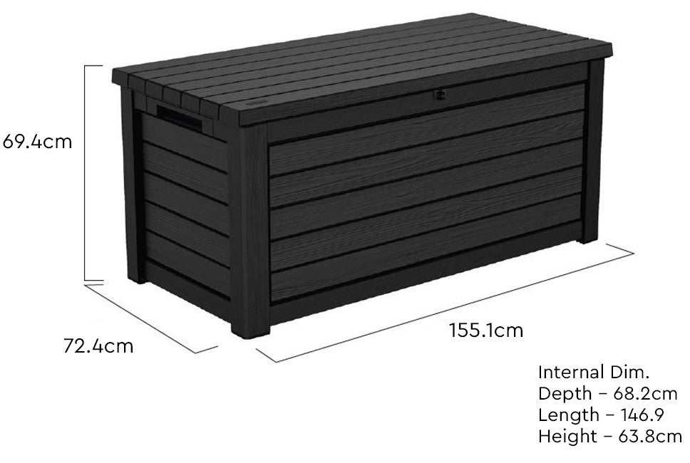 Dimensions of the Northwood Cushion storage box