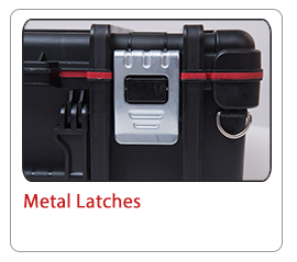 Strong metal latches