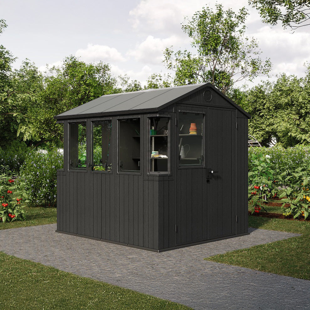 Potting Shed - Gardening Shed with Windows | Keter New Zealand
