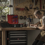 Keter Technician case on a workbench