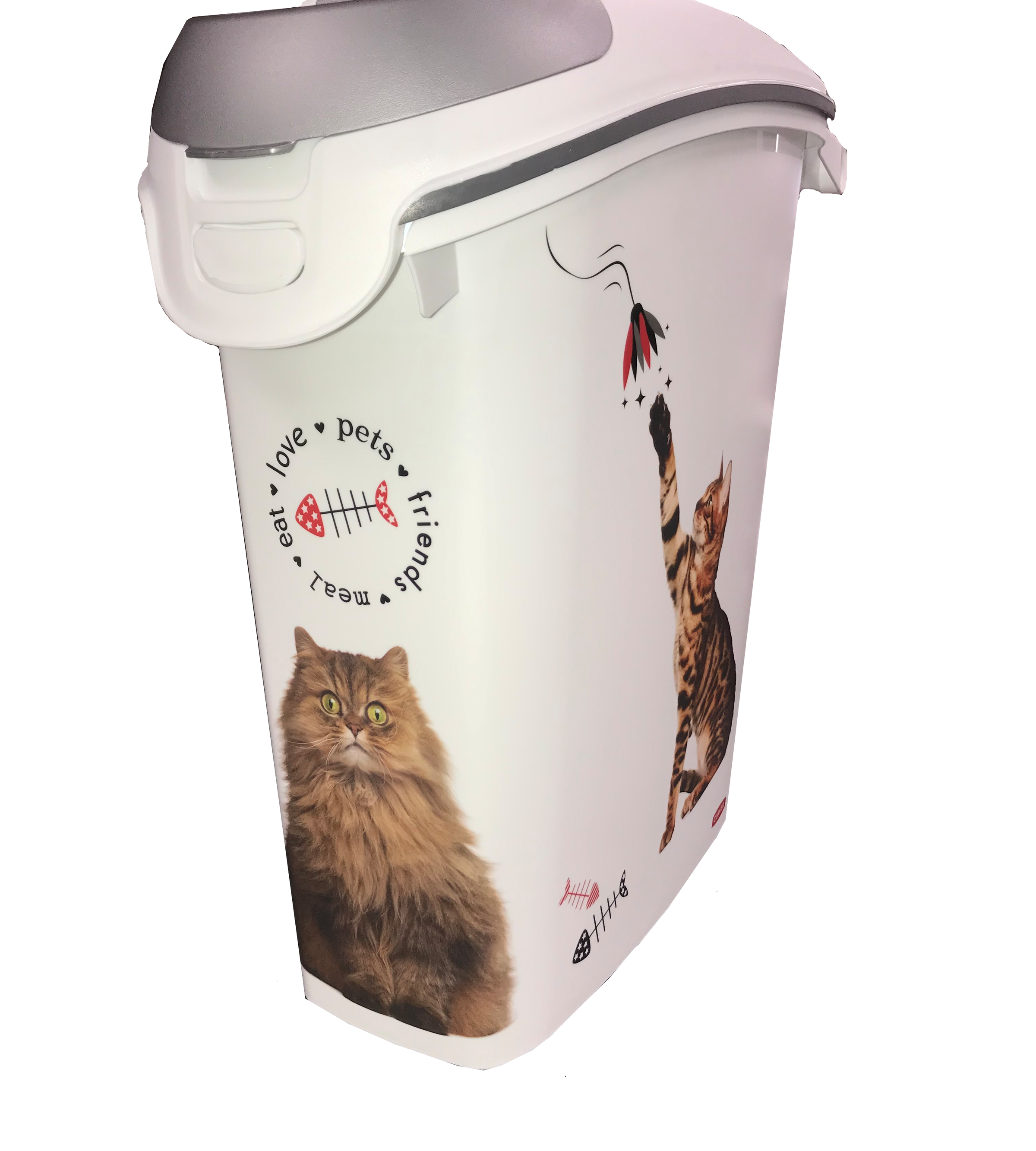 Pet food storage container