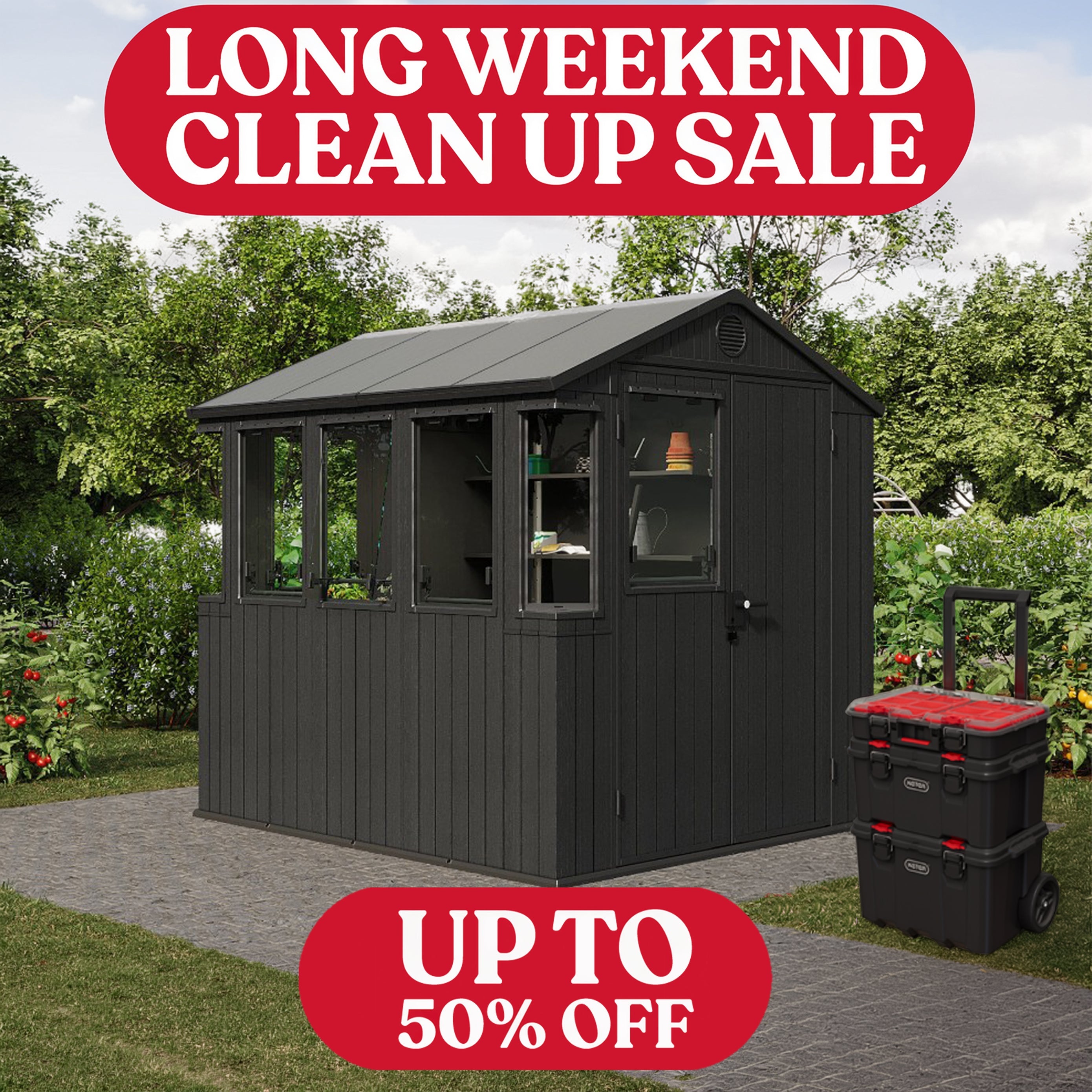 LONG WEEKEND CLEAN UP SALE