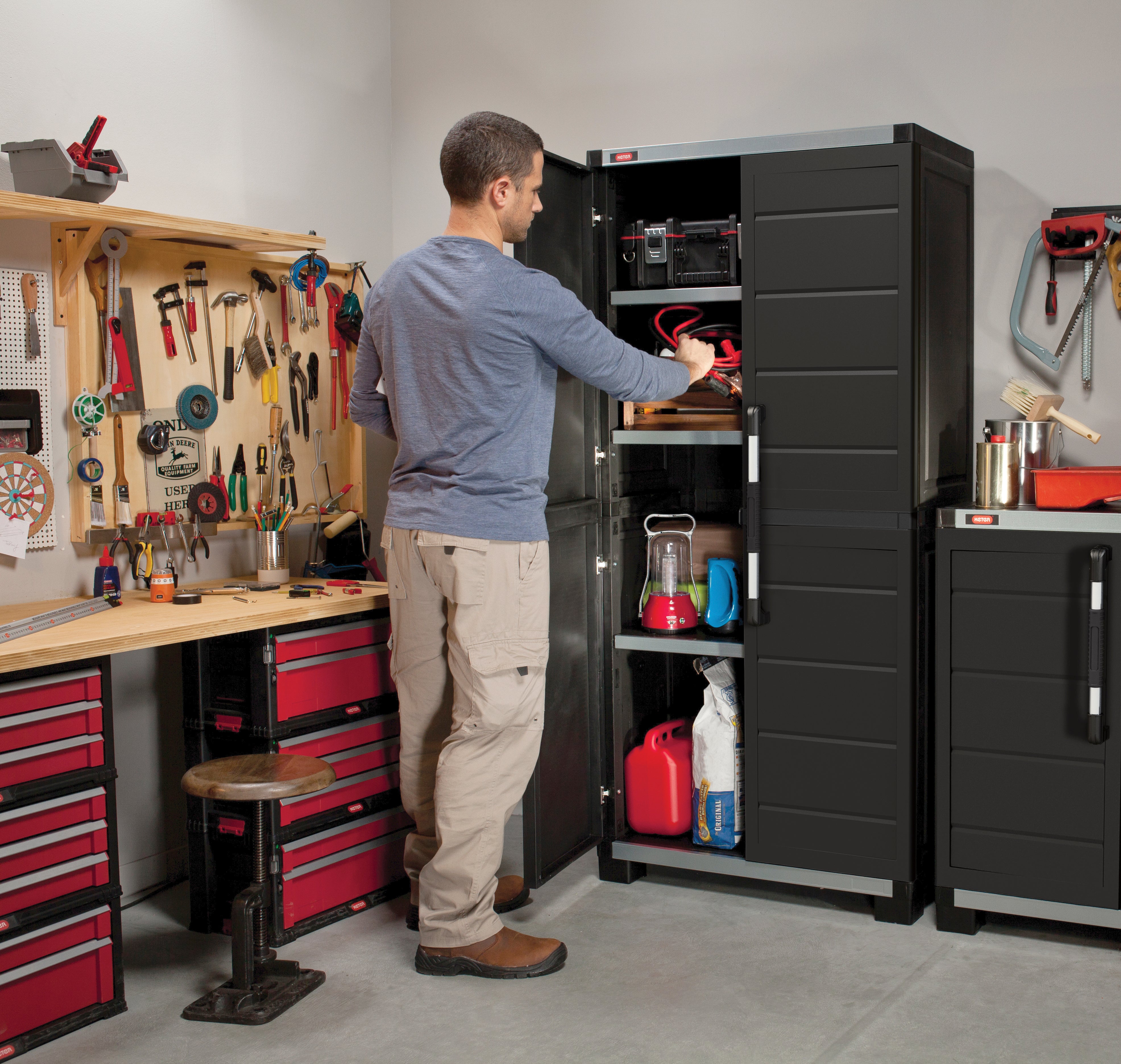 Keter xl garage tall cabinet discount