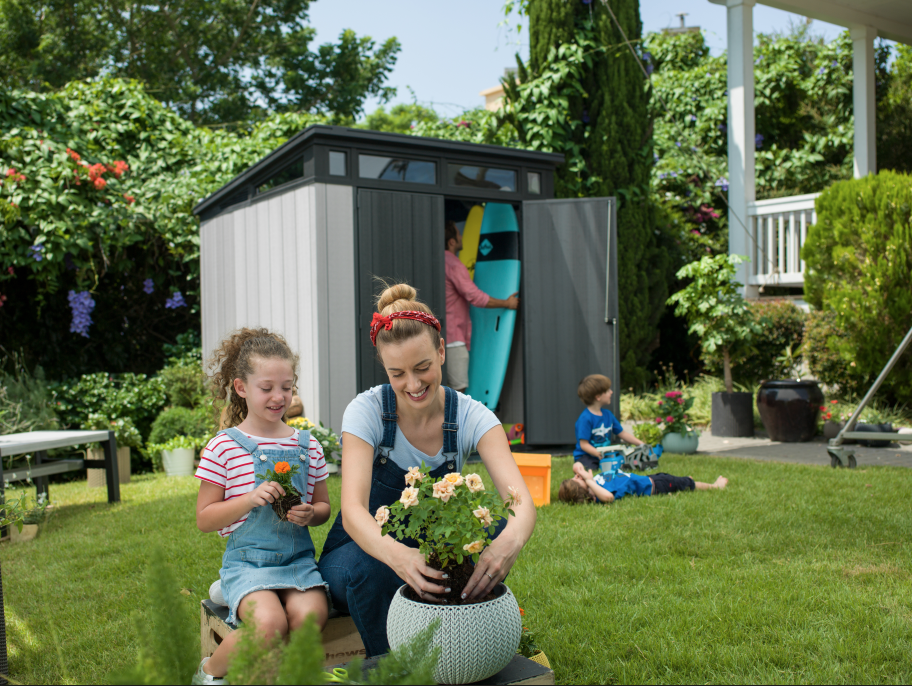 Artisan Shed in a backyard