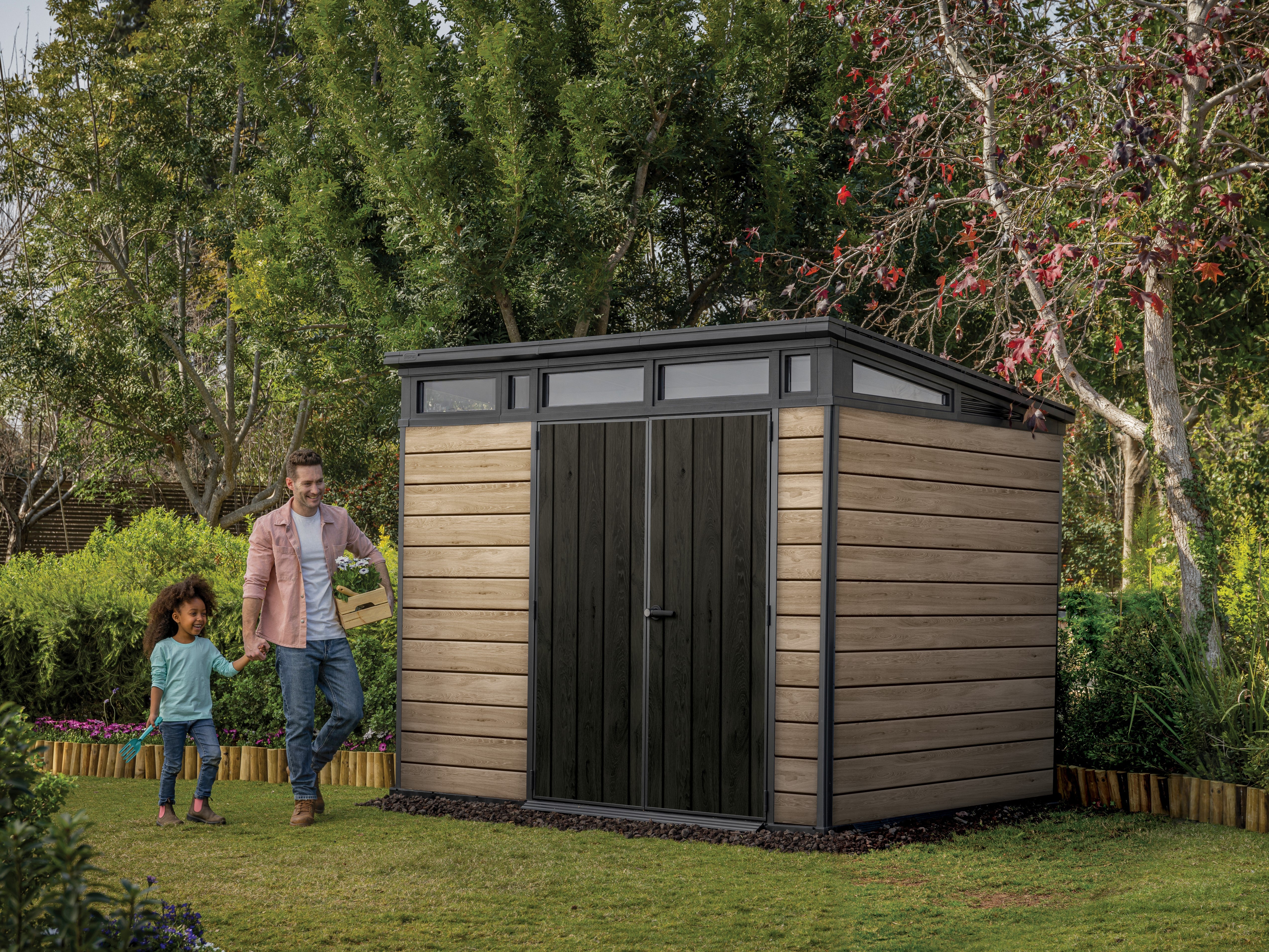 Ashwood 9x7 Shed 2.79m x 2.16m - Signature Collection – Keter New