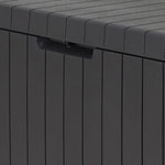 Wood like paneling effect with lockable lid