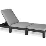 Clear cut image of the Daytona Sun lounger with back rest up