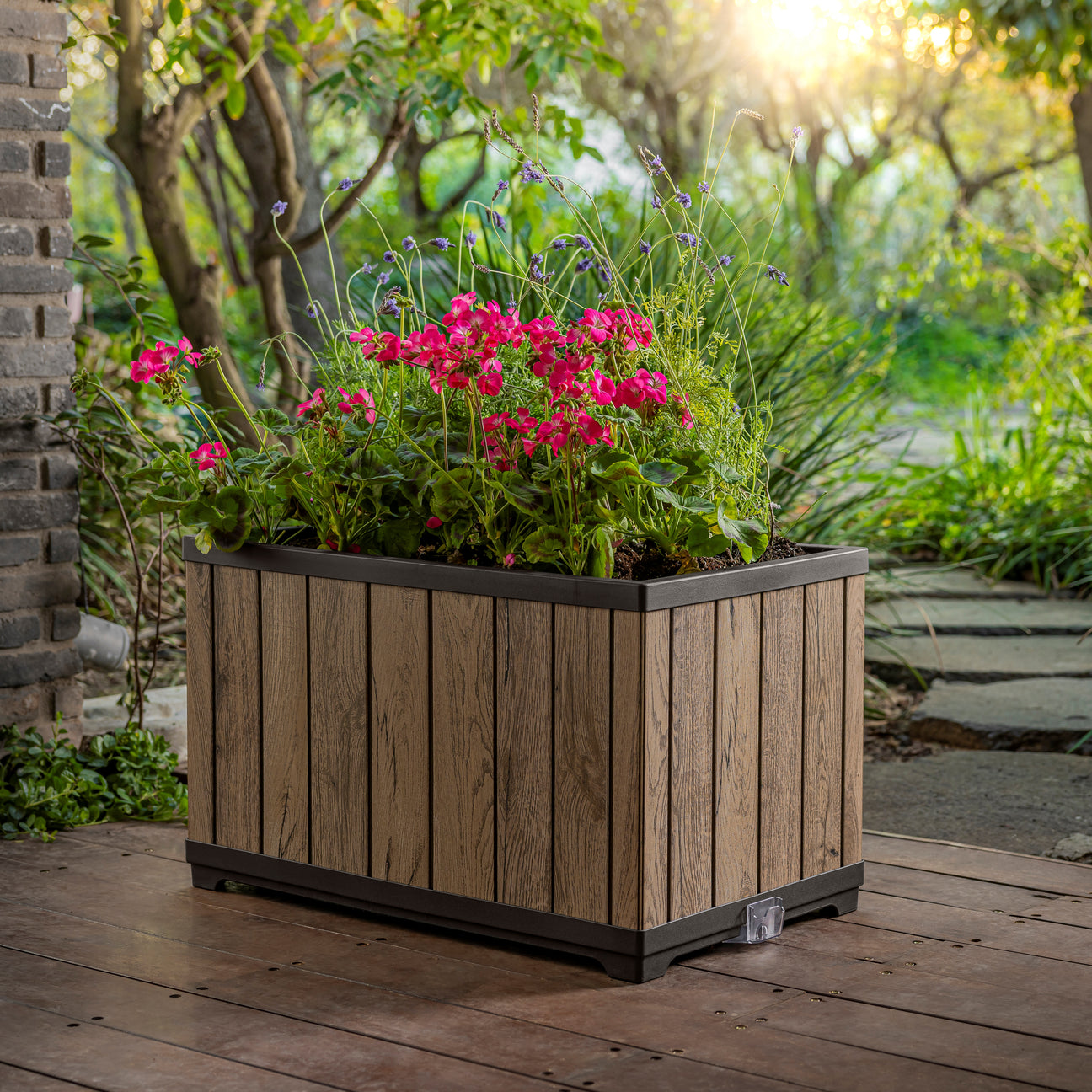Rectangular Planter - Outdoor Resin Flower Pots | Keter New Zealand