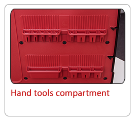 Hand tool compartments
