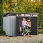 Keter Artisan 11x7 shed for bike storage