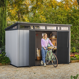 Keter Artisan 11x7 shed for bike storage