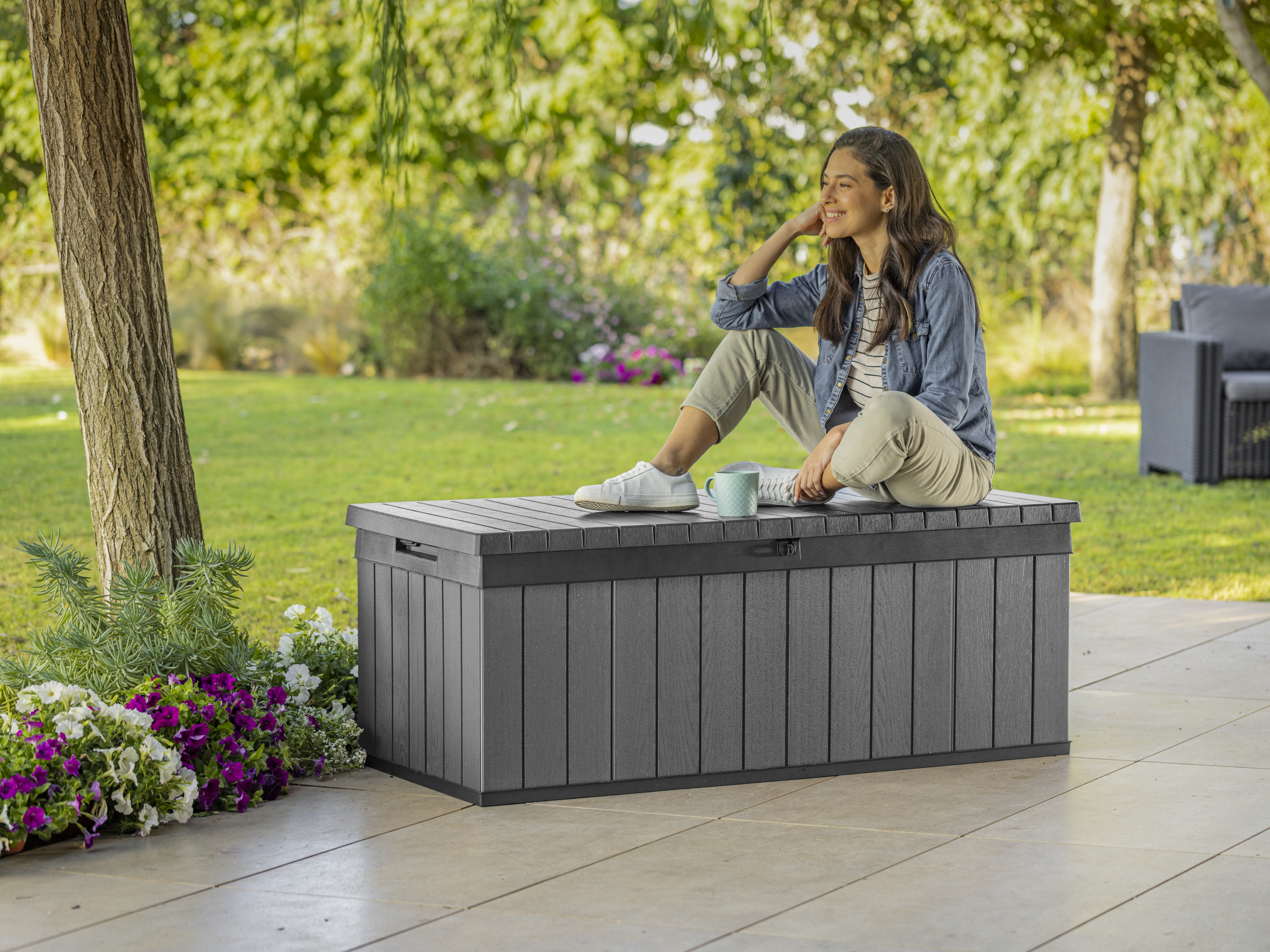 Keter garden storage on sale box