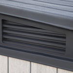 Ventilation slots on Keter Elite Store