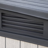 Ventilation slots on Keter Elite Store