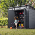 Keter_Cortina_Shed_with_a_child_playing
