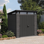 Keter_Cortina_Shed_on_a_driveway