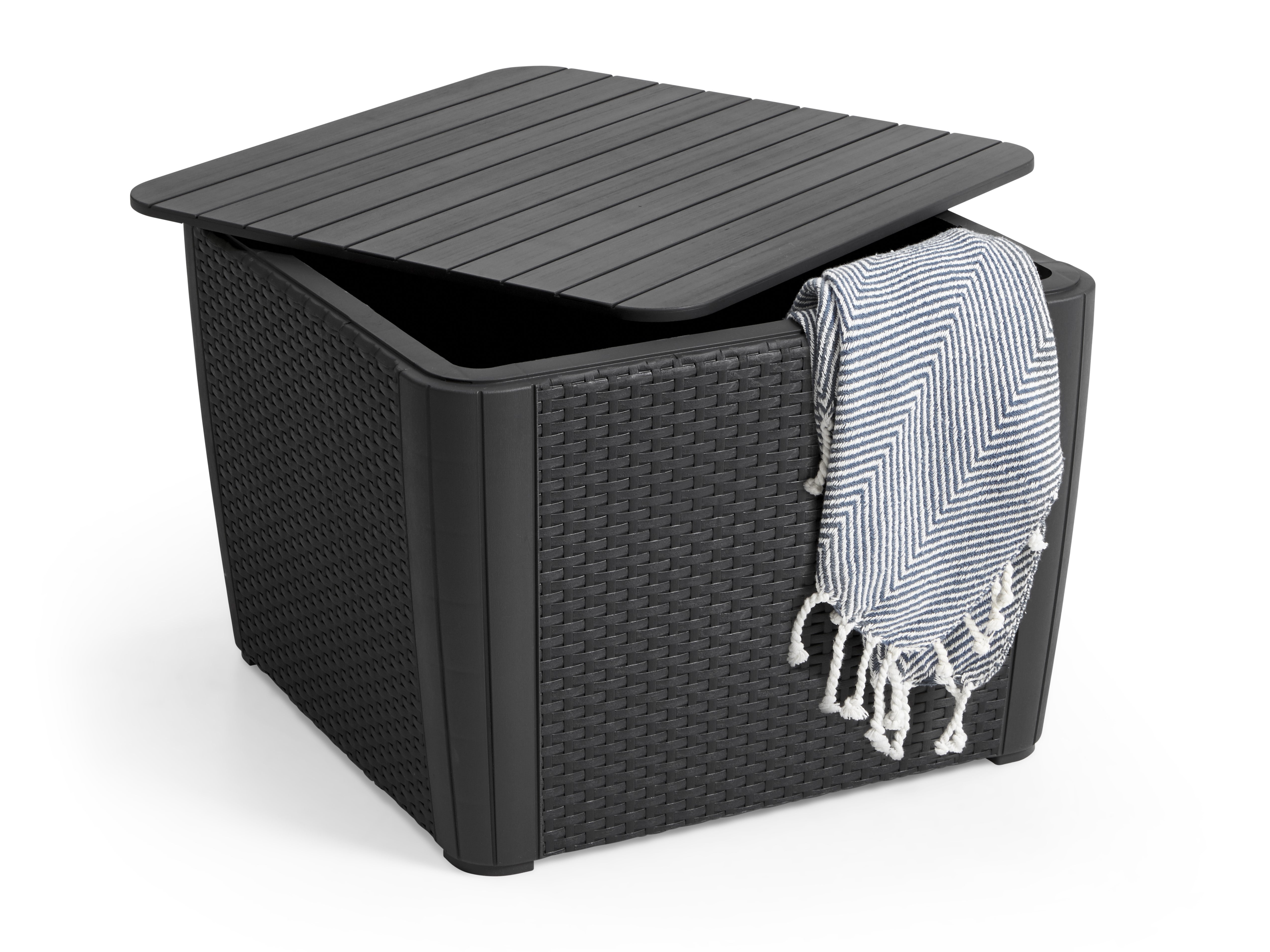 Luzon Plus Flat Wicker Table Keter New Zealand