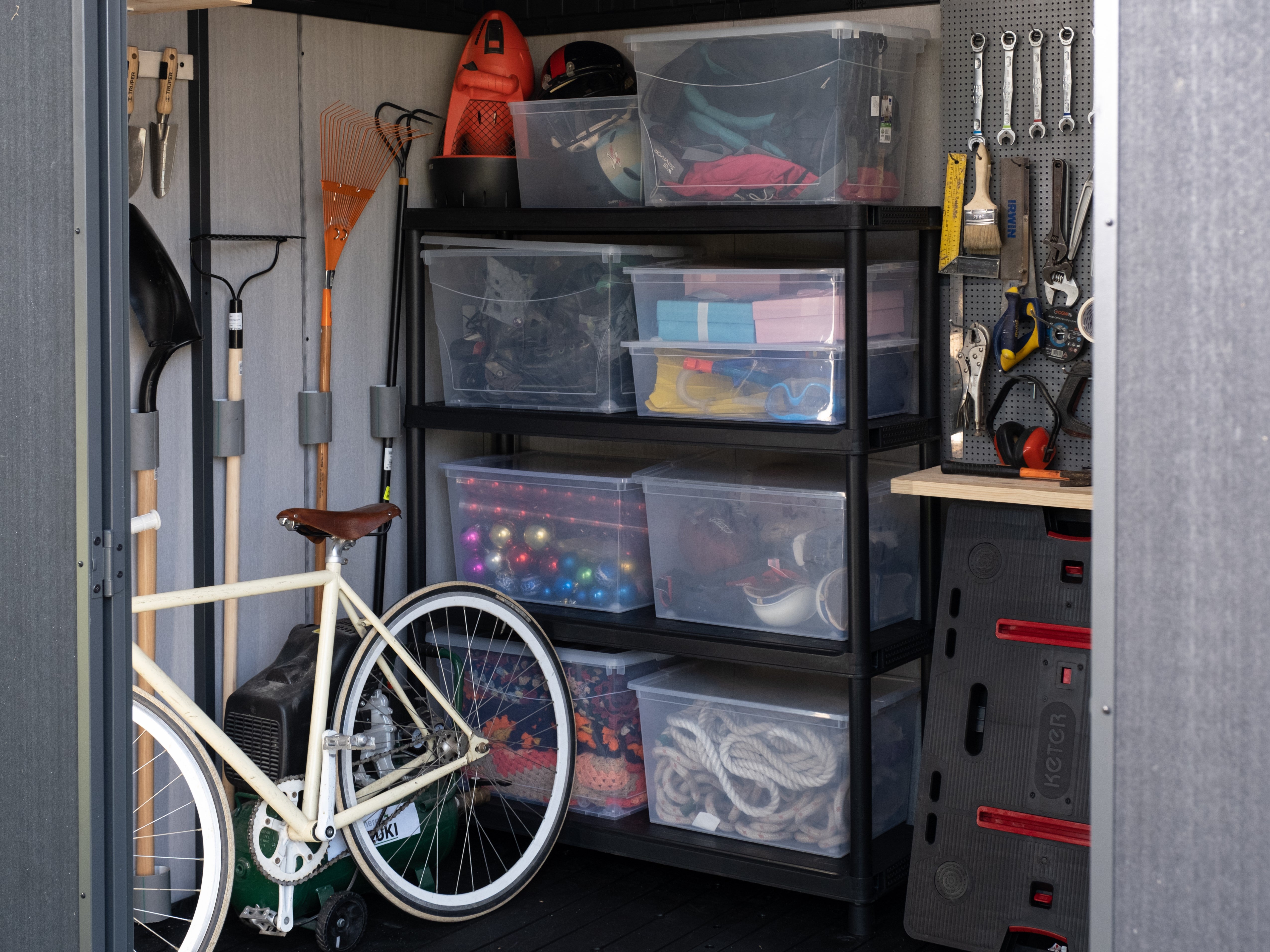 Plenty of storage in the Artisan 11x7 shed