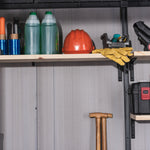 Shelves in the Artisan 9x7 shed