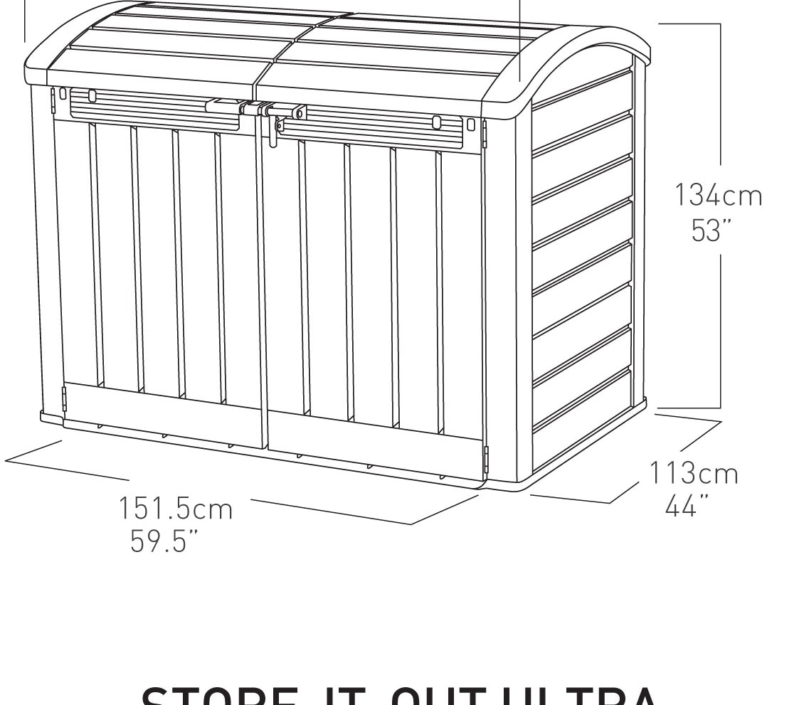 Keter Store it Out Ultra dimensions