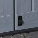 Keter Store it Out Ace door locking mechanism