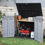 Keter Store it Out Ace storing garden equipment