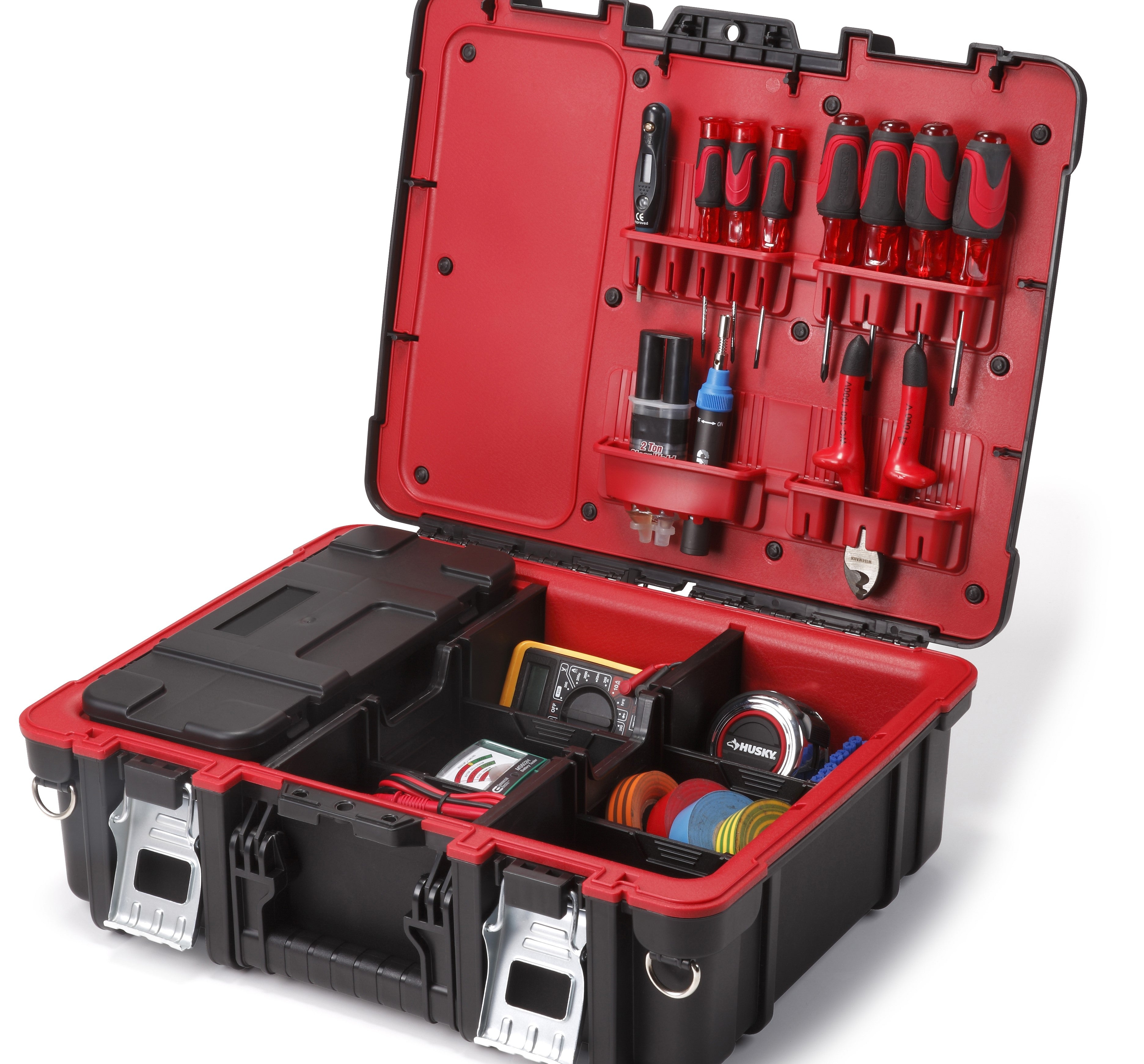 Keter Technician case full of tools open