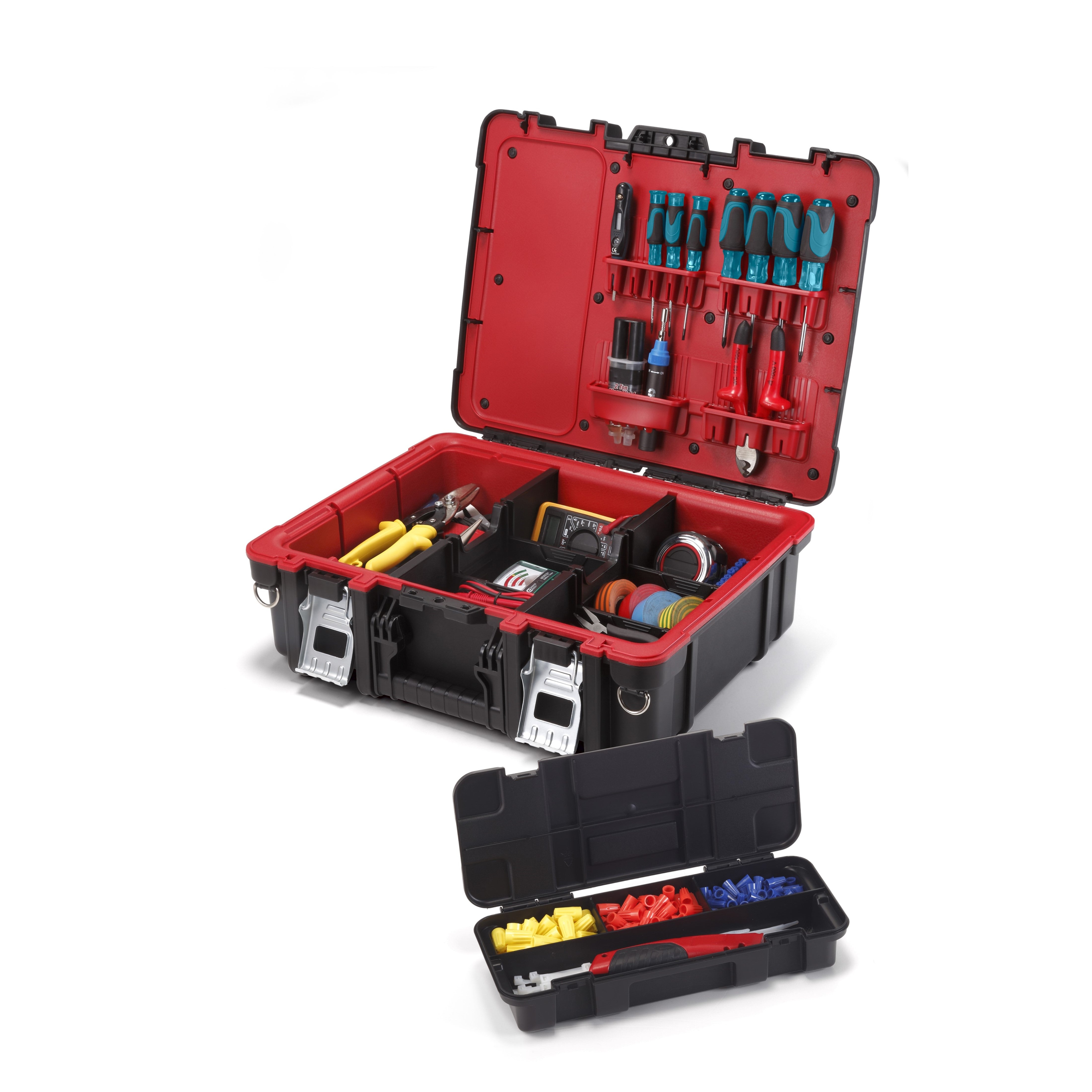 Keter Technician case full of tools with organiser