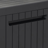Wood like paneling effect with handles built in