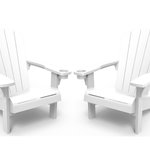 Two Keter Adirondack chairs