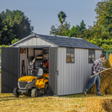 Keter Oakland 7513 Shed in rural setting