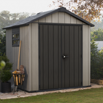 Keter Oakland 757 shed in garden