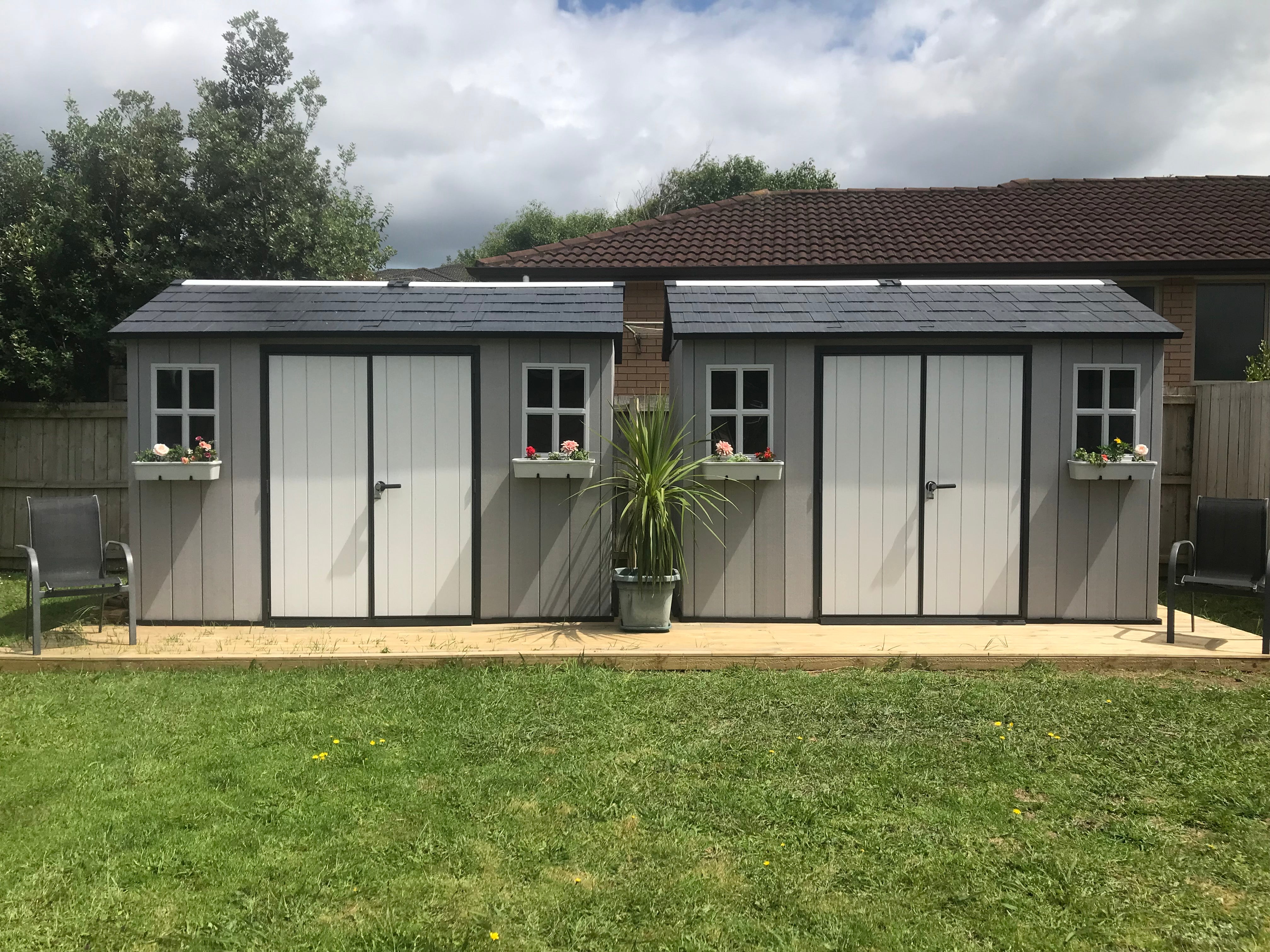 His and Hers Keter Oakland 1175SD My shed