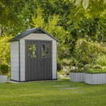 Keter Oakland 754 shed in a garden