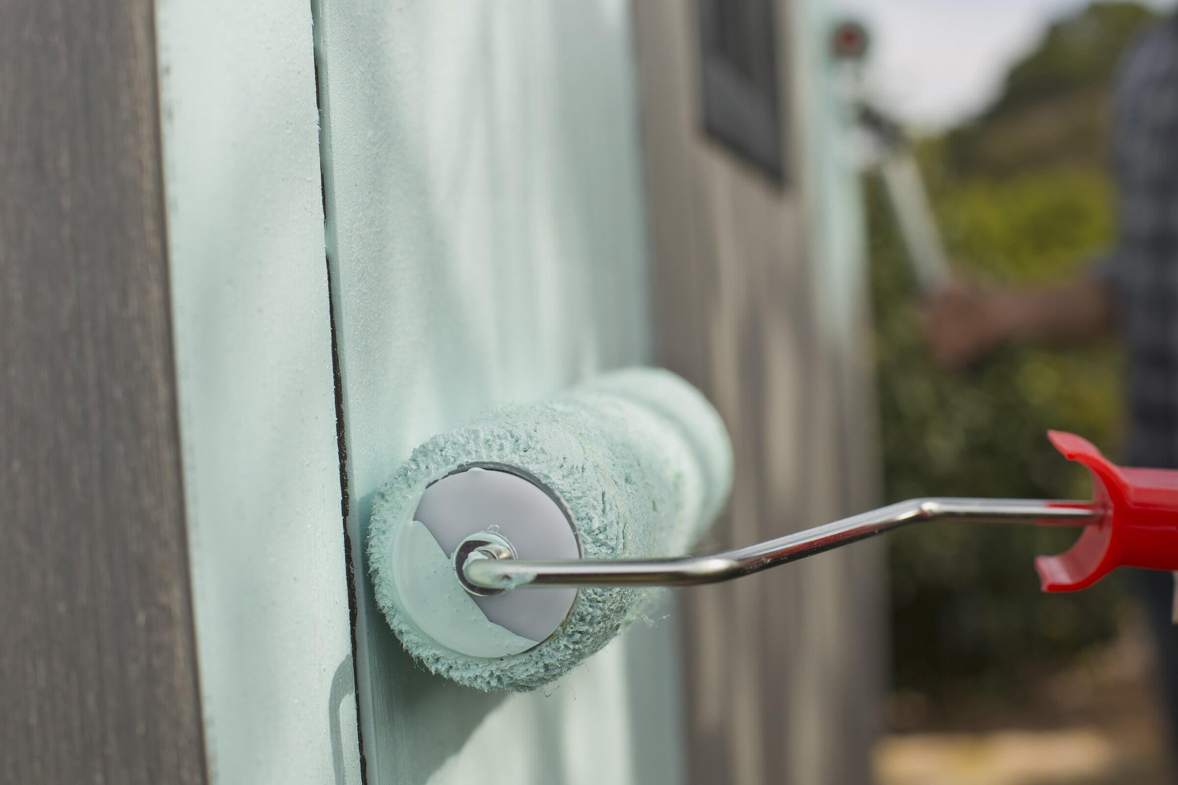 Duotech paintable resin walls on the Keter Oakland sheds